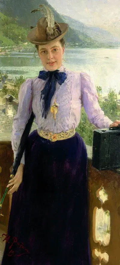 Portrait of the Writer N.B. Nordman-Severova Ilya Repin